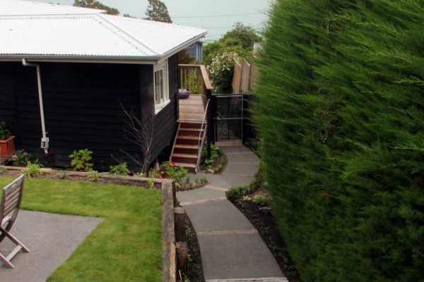 Exposed aggregate sleeper path 1