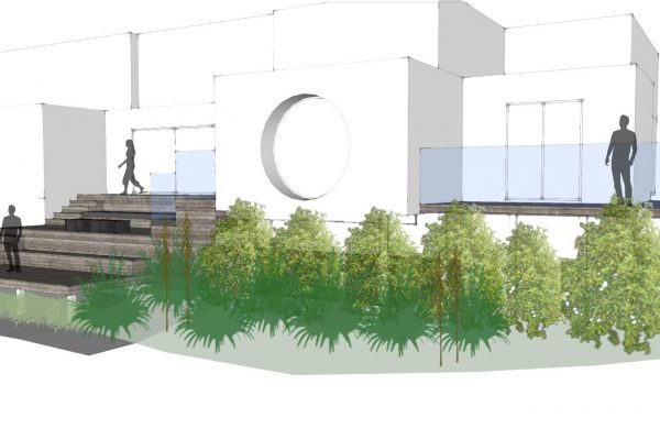 Hill site deck design 2