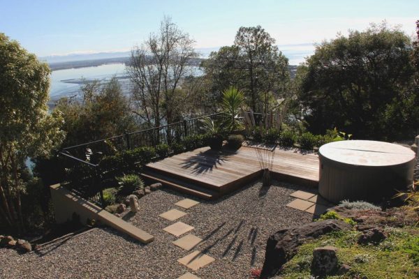 corner deck steel balustrade