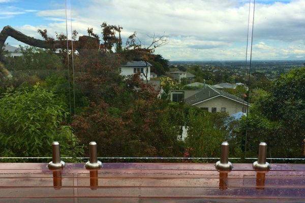 deck frameless glass balustrade