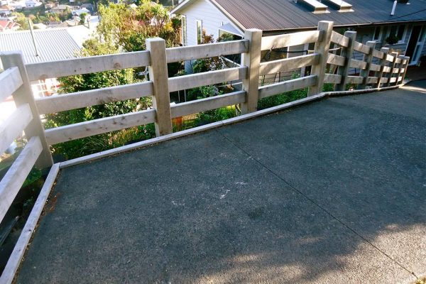 farm style macrocarpa fence