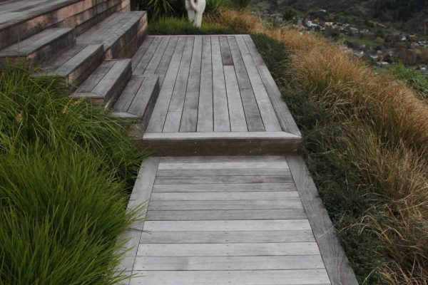 timber deck boardwalk