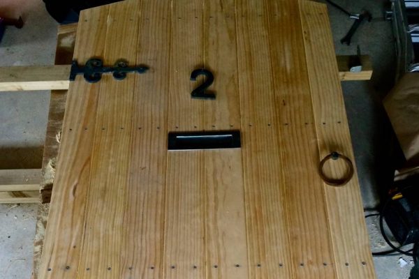timber gate rebuild