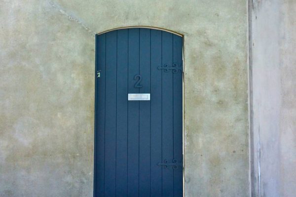 timber gate rebuild finished 2